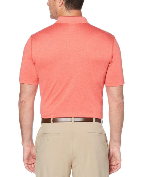 Mens Cooling Heathered Polo Polos