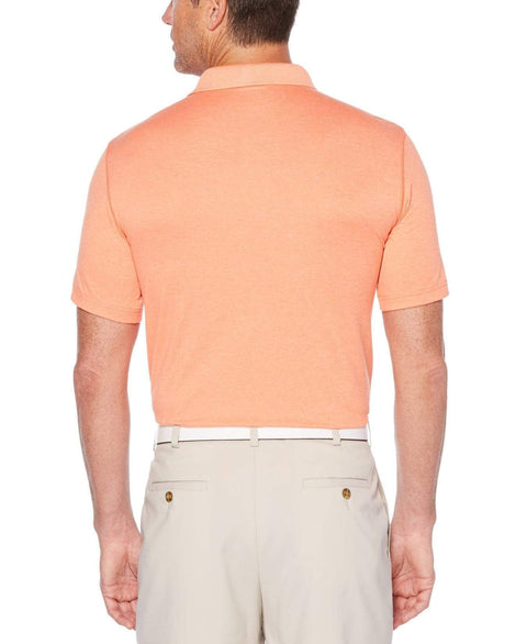 Mens Cooling Heathered Polo Polos