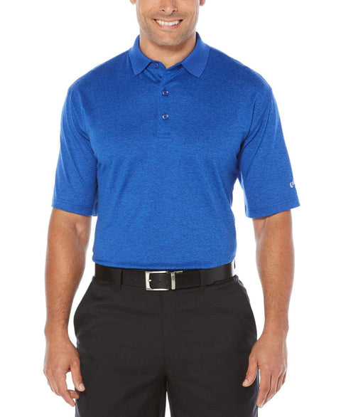 Mens Cooling Heathered Polo Polos Surf Heather / S