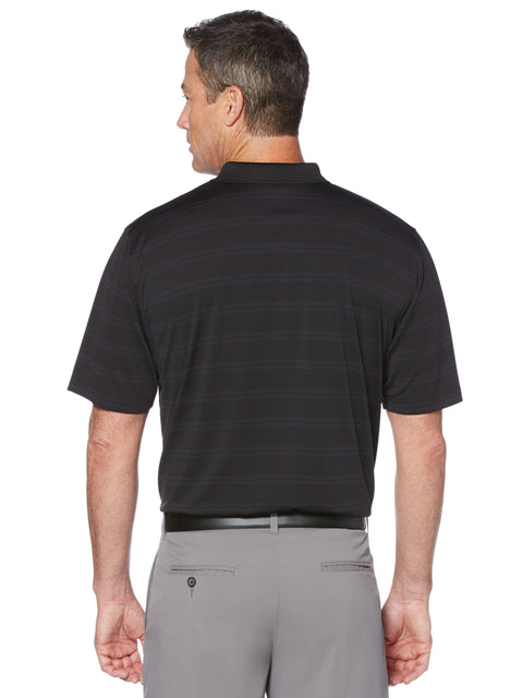 Mens Cooling Horizontal Texture Polo-Polos-Callaway