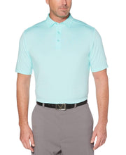 Mens Cooling Micro Hex Polo Polos Aruba Blue / S