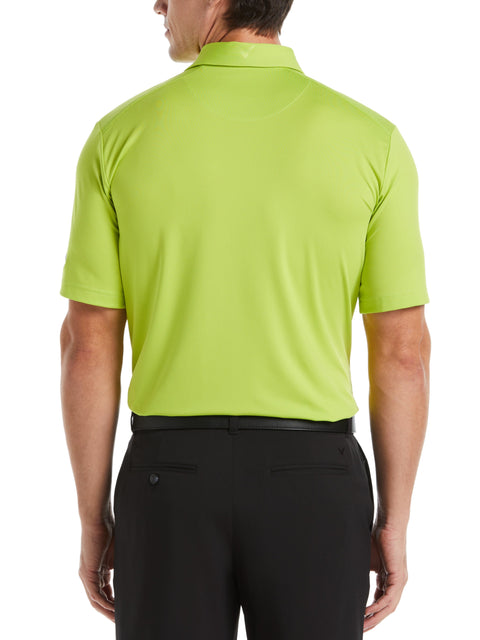 Mens Cooling Micro Hex Polo (Surreal Green) 