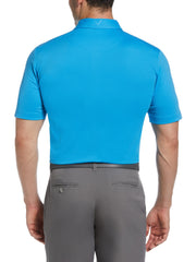 Mens Cooling Micro Hex Polo (Malibu Blue) 