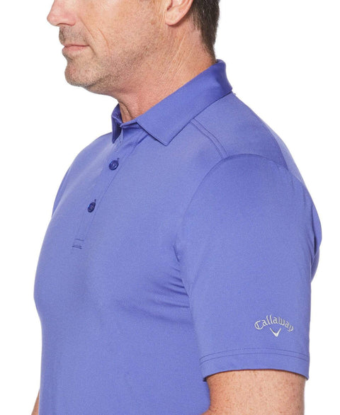 Mens Cooling Micro Hex Polo Polos