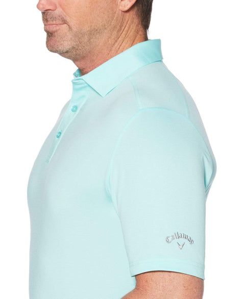 Mens Cooling Micro Hex Polo Polos