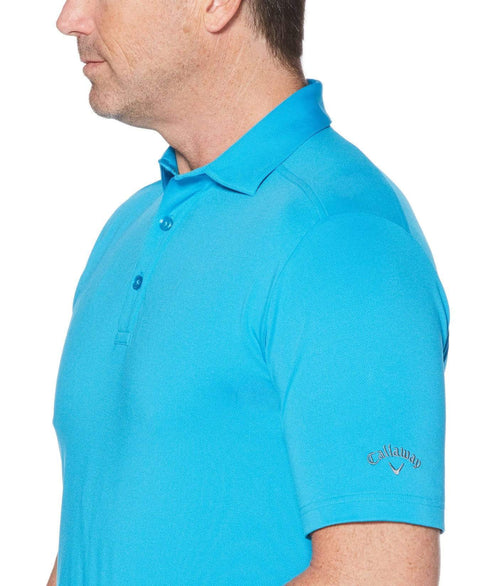 Mens Cooling Micro Hex Polo Polos