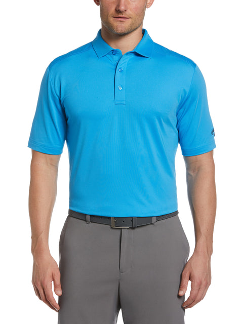 Mens Cooling Micro Hex Polo (Malibu Blue) 