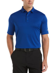 Mens Cooling Micro Hex Polo (Mazarine Blue) 