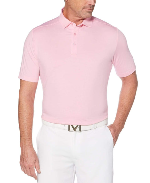 Mens Cooling Micro Hex Polo Polos Prism Pink / S