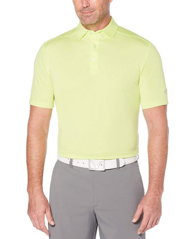 Mens Cooling Micro Hex Polo Polos Sharp Green / M