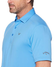 Mens Cooling Micro Hex Polo With Chevron Polos