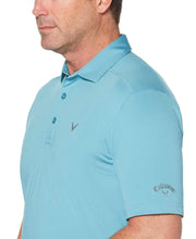 Mens Cooling Micro Hex Polo With Chevron Polos