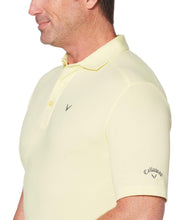 Mens Cooling Micro Hex Polo With Chevron Polos