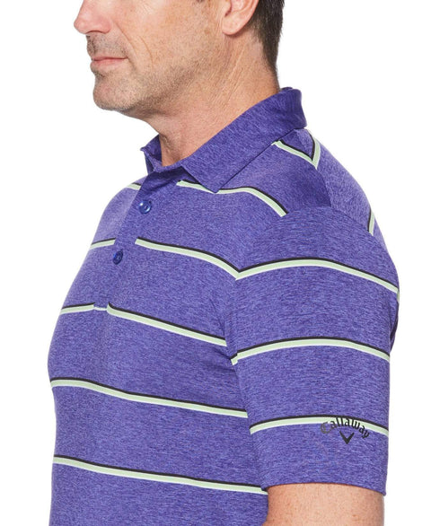 Mens Cooling Roadmap Stripe Polo Polos