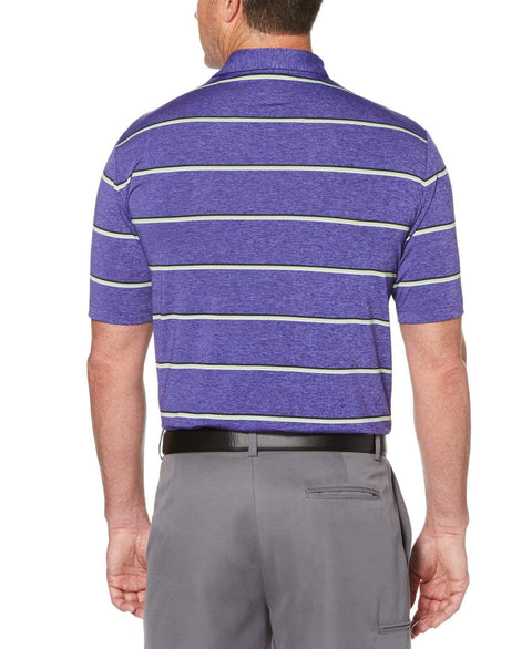 Mens Cooling Roadmap Stripe Polo with Chevron Polos