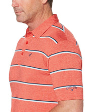 Mens Cooling Roadmap Stripe Polo with Chevron Polos