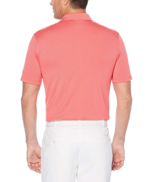 Mens Core Soft Micro-Striped Polo Polos