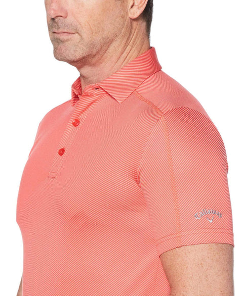 Mens Denim Jacquard Polo Polos