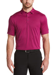 Mens Denim Jacquard Polo-Polos-Hollyhock-XXL-Callaway Apparel