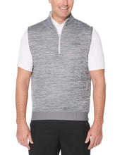 Mens Dual Action 1/4 Zip Vest Jackets Medium Grey Heather / L