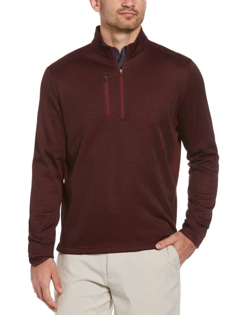 Mens Dual Action Aquapel Block Swing Tech™ 1/4 Zip Golf Pullover ...