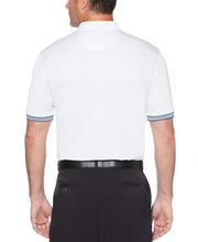 Mens Engineered Chest Stripe Polo Polos