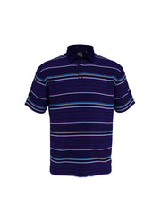 Mens Engineered Roadmap Textured Polo-Polos-Peacoat-S-Callaway Apparel