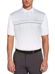 Mens Engineered Stripe Polo-Polos-Bright White-S-Callaway