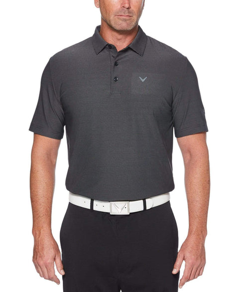 Mens Fine Line Polo Polos Caviar / L