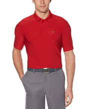 Mens Fine Line Polo Polos Tango Red / S