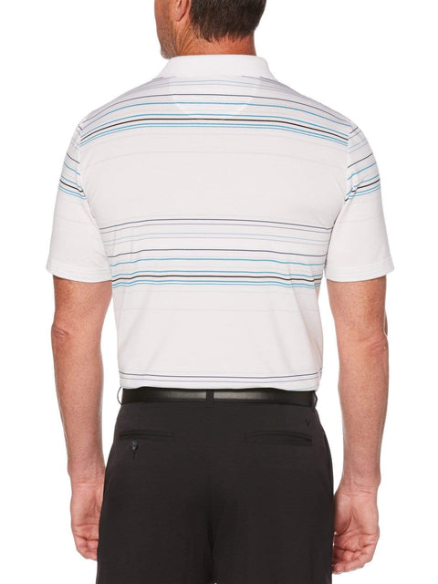 Mens Fine Line Roadmap Stripe Polo-Polos-Bright White-L-Callaway