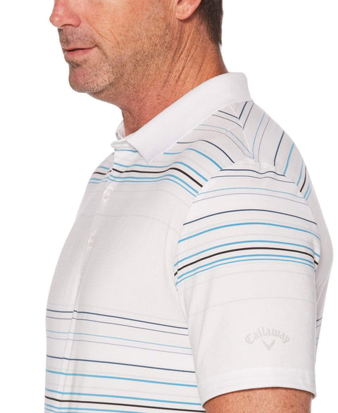 Mens Fine Line Roadmap Stripe Polo Polos