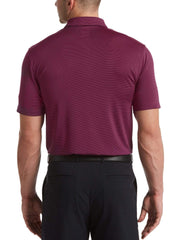 Mens Yarn Dyed Stripe Polo Polos