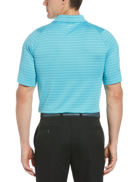 Mens Fine Line Ventilated Stripe Golf Polo-Polos-Callaway