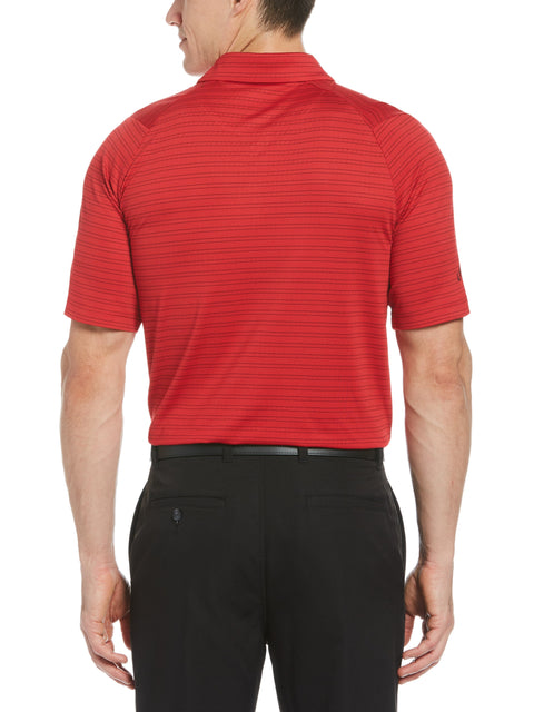 Mens Fine Line Ventilated Stripe Golf Polo-Polos-Callaway