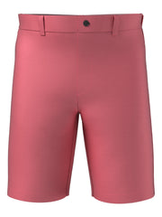 Flat Front Solid Golf Short (Sun Kissed Coral) 
