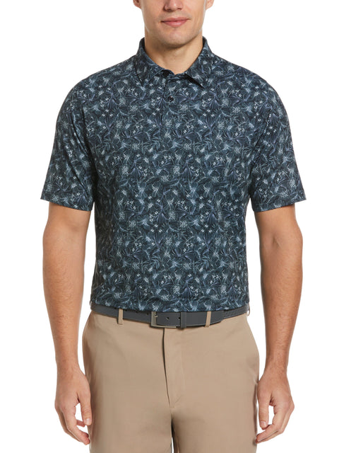 Mens Full Floral Print Polo-Polos-Callaway