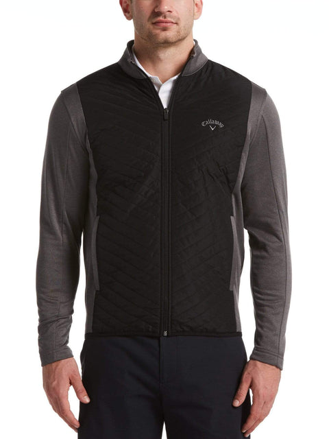 Mens Full Zip Quilted Jacket-Jackets-Caviar-XL-Callaway Apparel