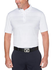 Mens Graded Stripe Polo-Polos-Bright White-S-Callaway Apparel