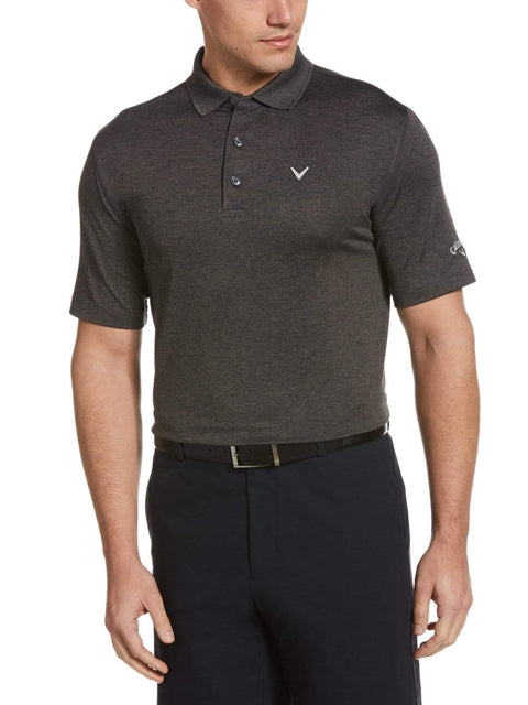 Mens Heathered Polo-Polos-Castlerock Heather-S-Callaway Apparel