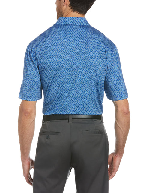 Mens Herringbone Printed Polo-Polos-Callaway