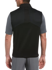 Mens High Gauge Fleece Zippered Golf Vest-Jackets-Callaway