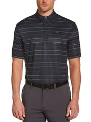 Mens Horizontal Stripe Polo-Polos-Caviar-S-Callaway