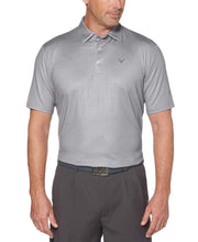 Mens Houndstooth Printed Polo Polos Pearl Blue / XXL