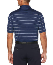 Mens Jacquard Stripe Polo Polos