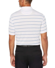 Mens Jacquard Stripe Polo Polos