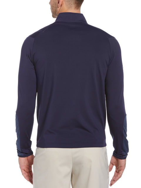 Mens Lightweight 1/4 Zip Aquapel Sweater-Jackets-Callaway