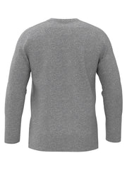 Mens Long Sleeve Heather Crew-Polos-Callaway