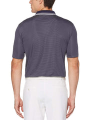 Mens Micro Stripe Polo with Tipped Collar-Polos-Callaway