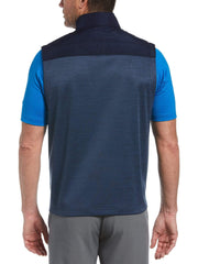 Mens Mixed Texture Quilted Vest-Jackets-Callaway